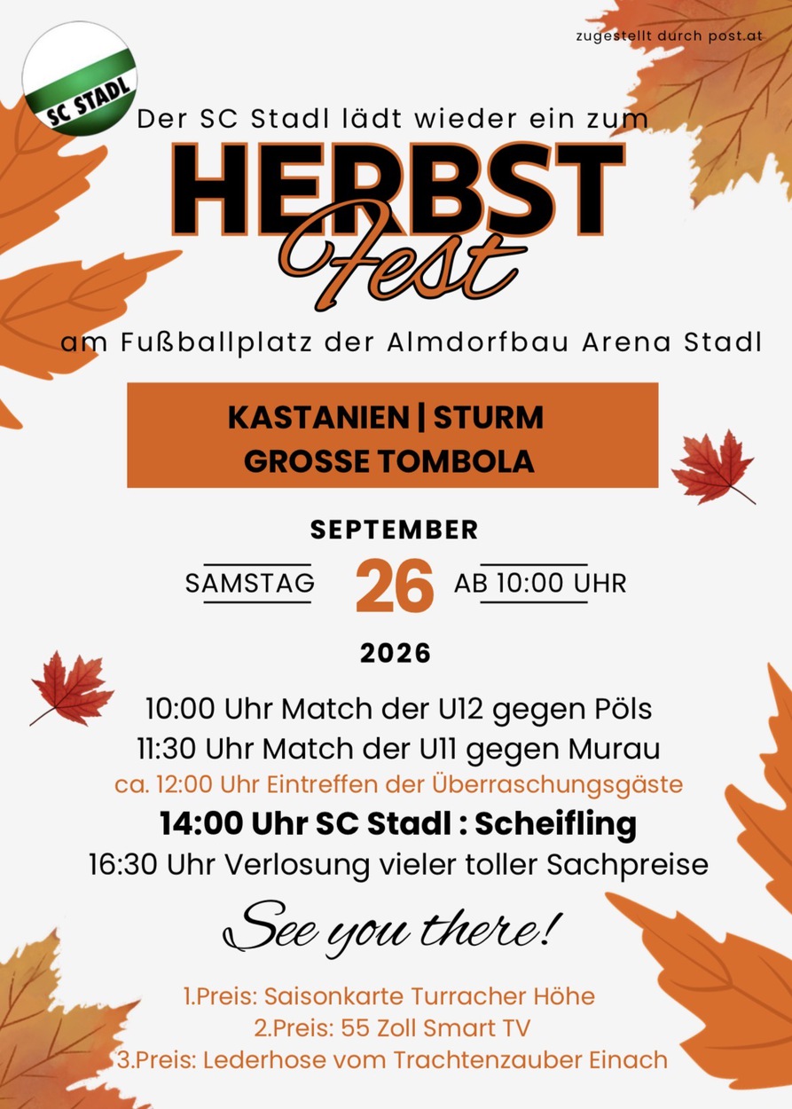 SC Stadl HERBSTFEST 2026